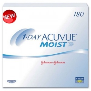 1 Day Acuvue Moist, 180 шт.,(уан дэй акувью мойст)